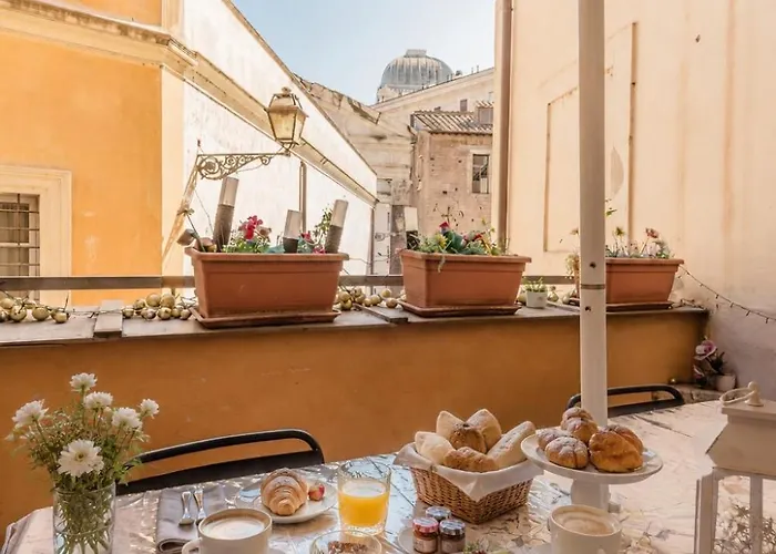 Cuore Di Con Terrazza Privata A Piazza Venezia Апартаменты Рим